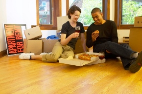 couple in apartment